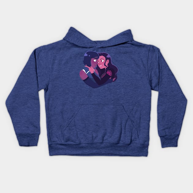 Korrasami Kids Hoodie by SolarNovae